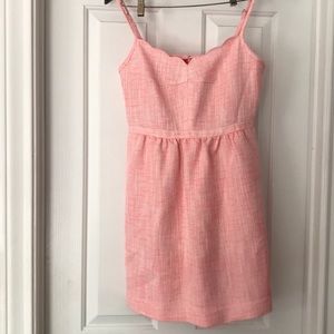 Pink dress from J. Crew
